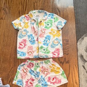 Care Bears Kids Pajama Set - Blue, Pink, Yellow, Green